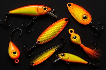 Minnow, kaşık ve jig yemlerinin yayılımı